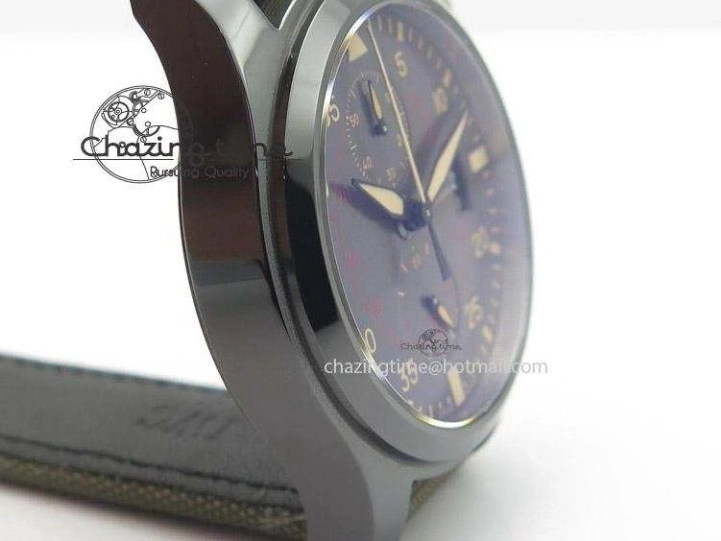 MIROTIME 0707 Pilot Top Gun Miramar IWC388002 ZF 1:1 Best Edition Ceramic Case On Nylon Strap A Practical 7345